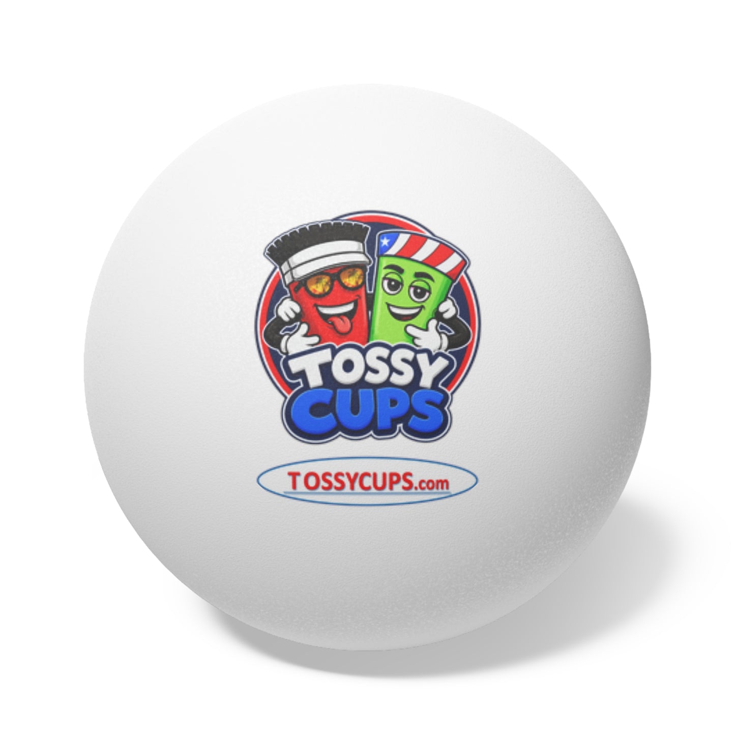 Tossy - beer Pong Balls, 6 pcs