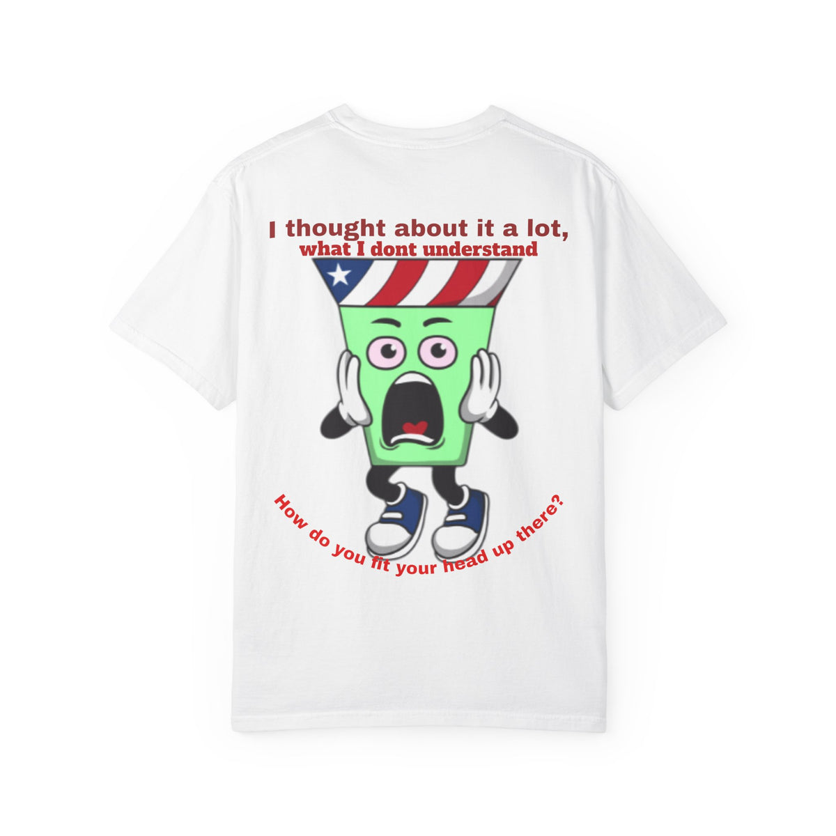 Eddie Bull Where is your head? Unisex Garment-Dyed T-shirt