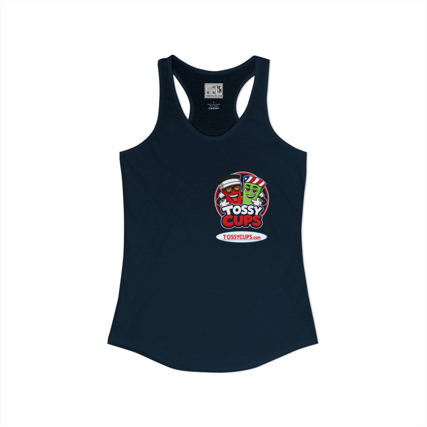 Tossy-tank Dee Cups Women's Ideal Racerback Tank