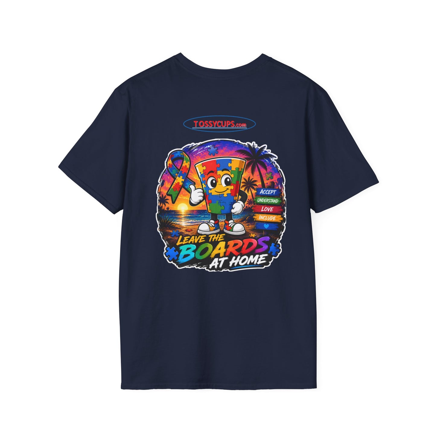 Tossy Cups - Evrett The Tiz Unisex Softstyle T-Shirt