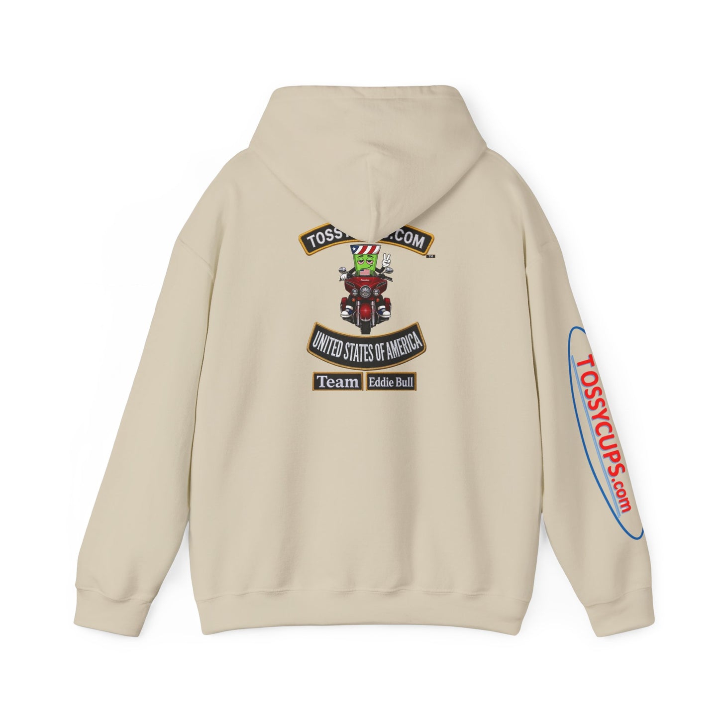 Tossy Cups Team Eddie Bull Unisex Heavy Blend™ Hooded Sweatshirt