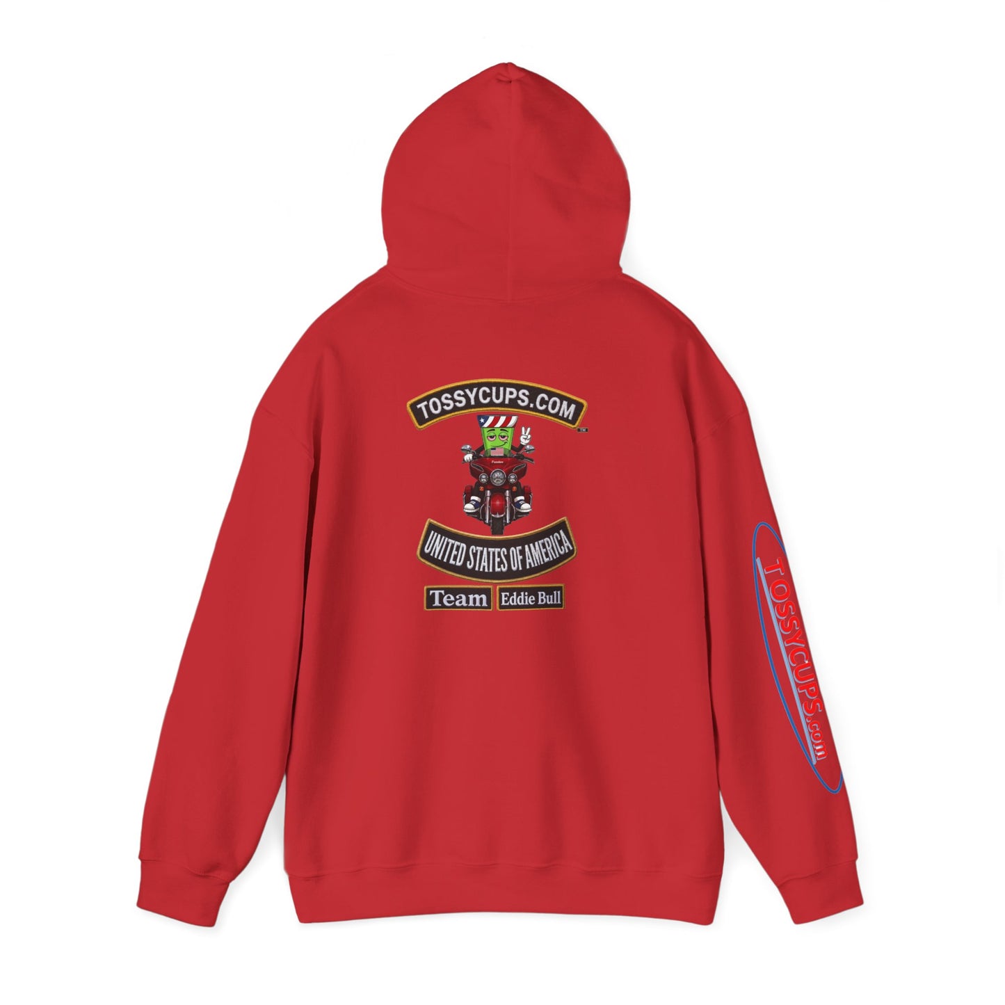 Tossy Cups Team Eddie Bull Unisex Heavy Blend™ Hooded Sweatshirt