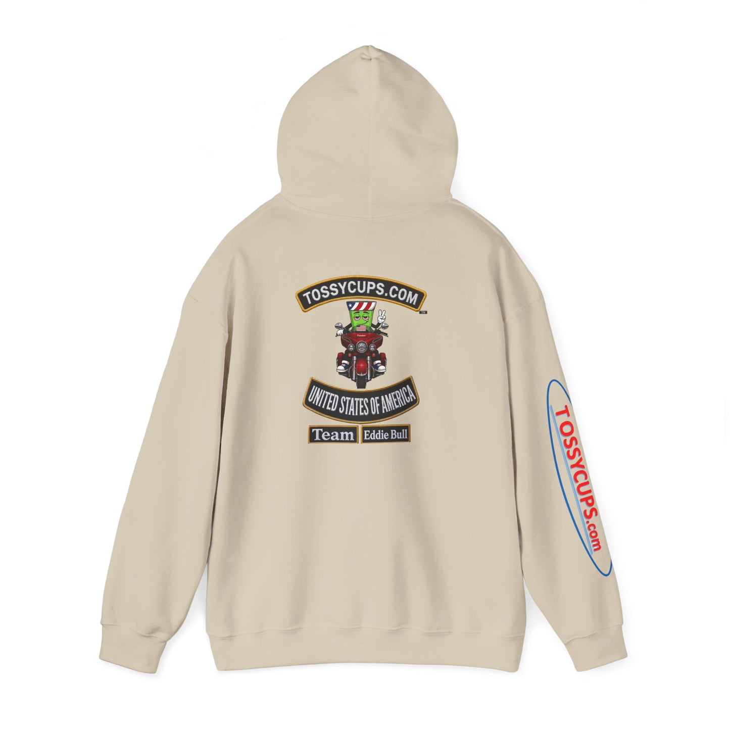 Tossy Cups Team Eddie Bull Unisex Heavy Blend™ Hooded Sweatshirt
