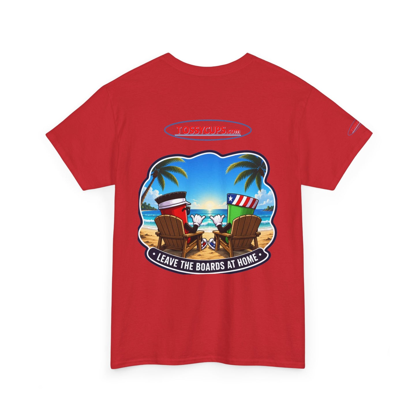 Tossy - T Chilling at the Beach with Tossy Cups Unisex Heavy Cotton Tee
