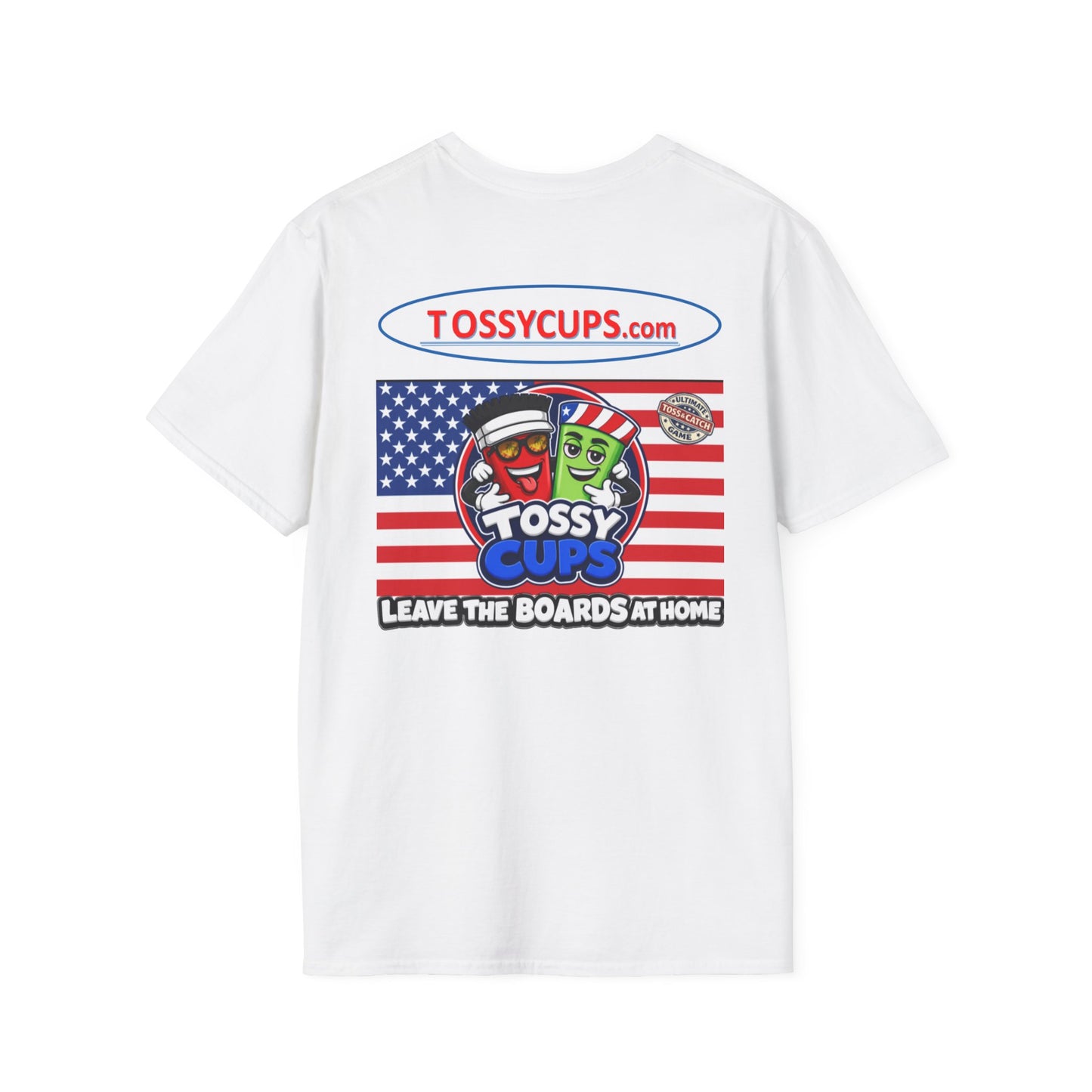 Tossy Cups Unisex Softstyle T-Shirt Leave the boards at home!