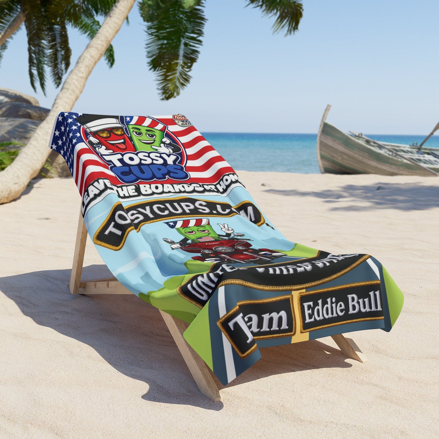 Tossy-  Beach Towel Team Eddie Bull
