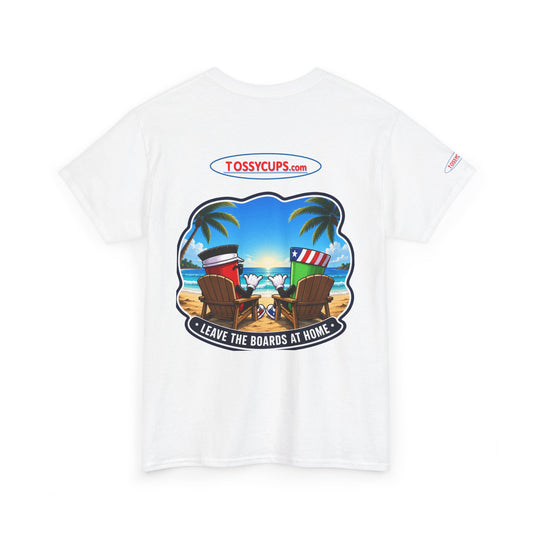 Tossy - T Chilling at the Beach with Tossy Cups Unisex Heavy Cotton Tee