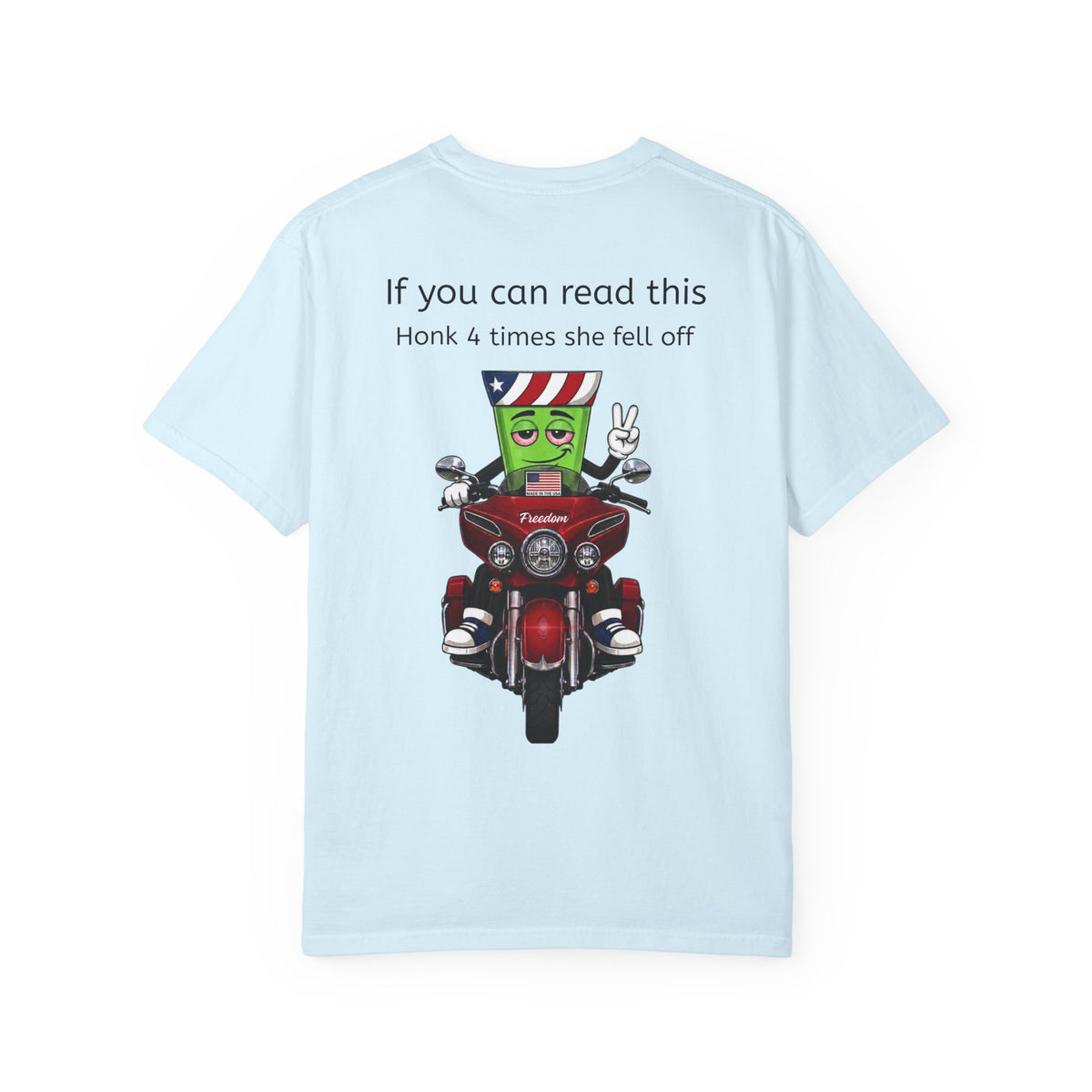 Ride shirt Eddie Bull - wind therapy Unisex Garment-Dyed T-shirt