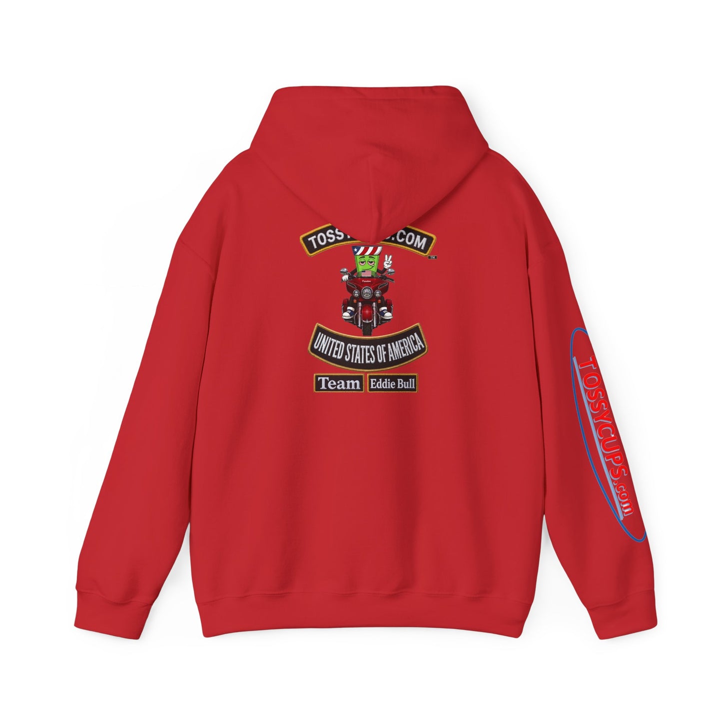 Tossy Cups Team Eddie Bull Unisex Heavy Blend™ Hooded Sweatshirt