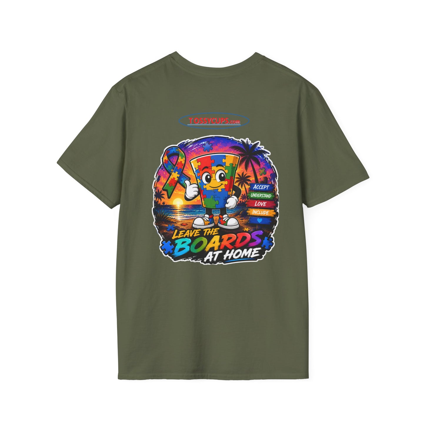 Tossy Cups - Evrett The Tiz Unisex Softstyle T-Shirt