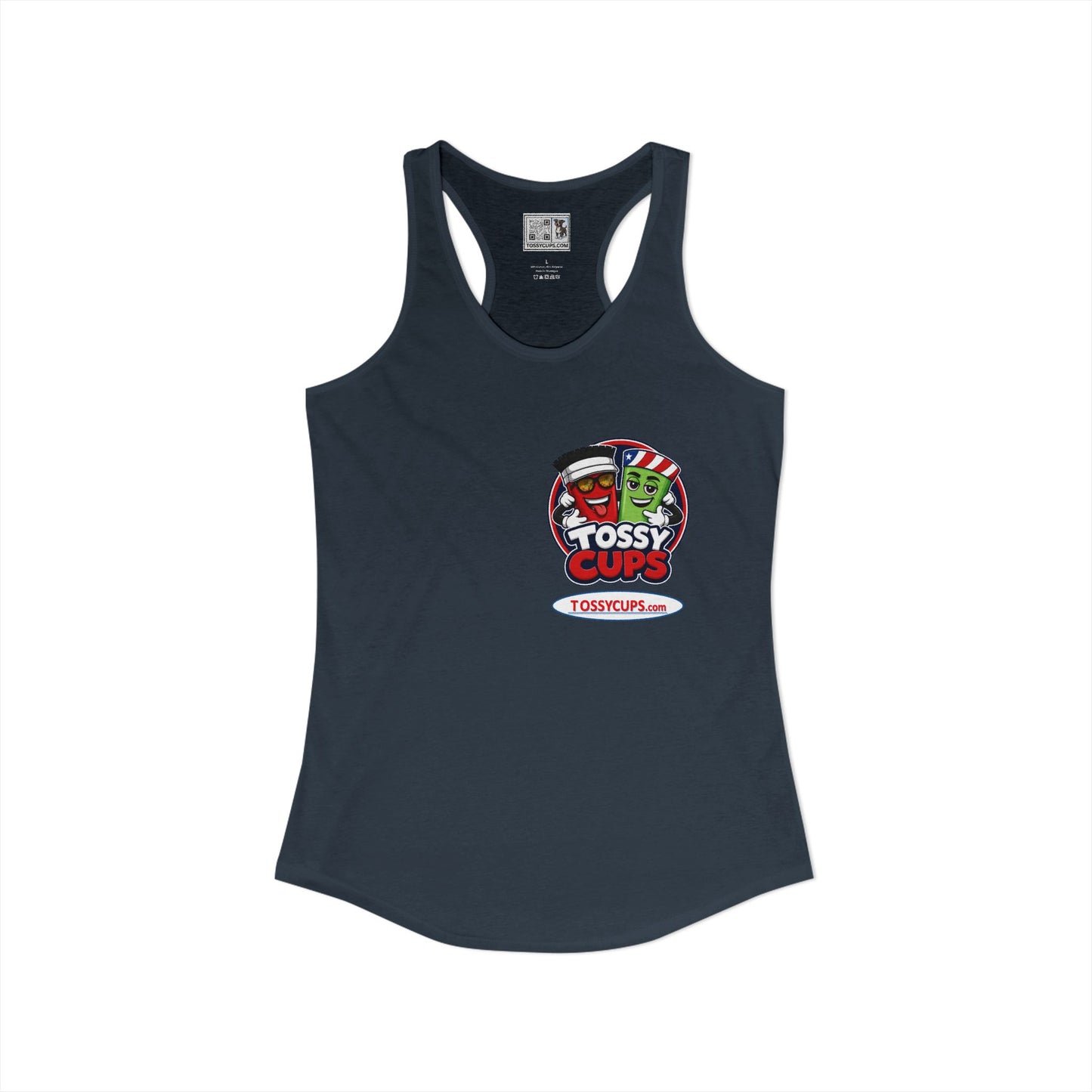 Tossy-tank Dee Cups Women's Ideal Racerback Tank