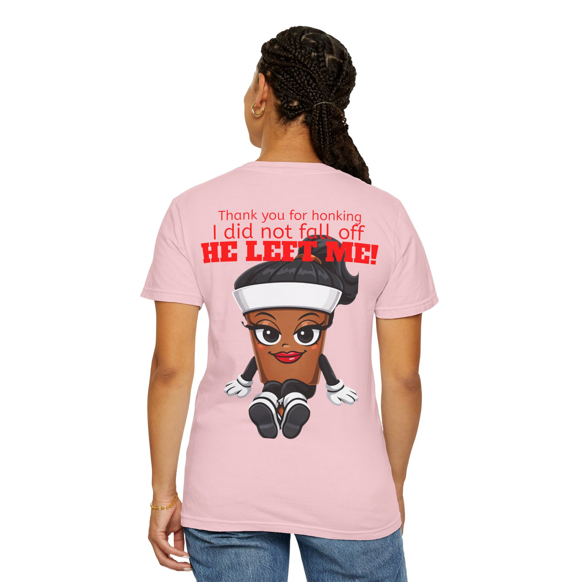 Ride shirt Dee cups response - Unisex Garment-Dyed T-shirt