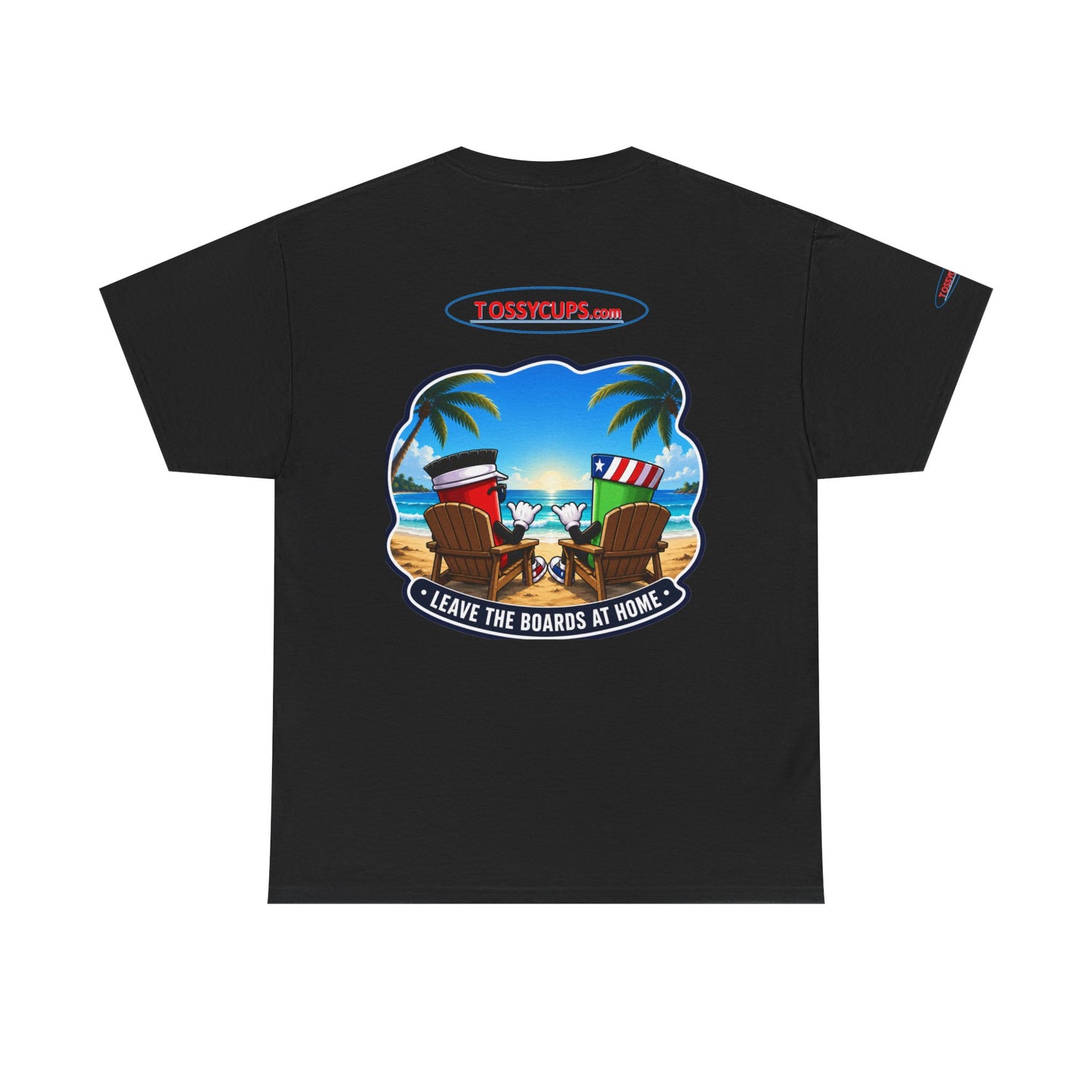 Tossy - T Chilling at the Beach with Tossy Cups Unisex Heavy Cotton Tee