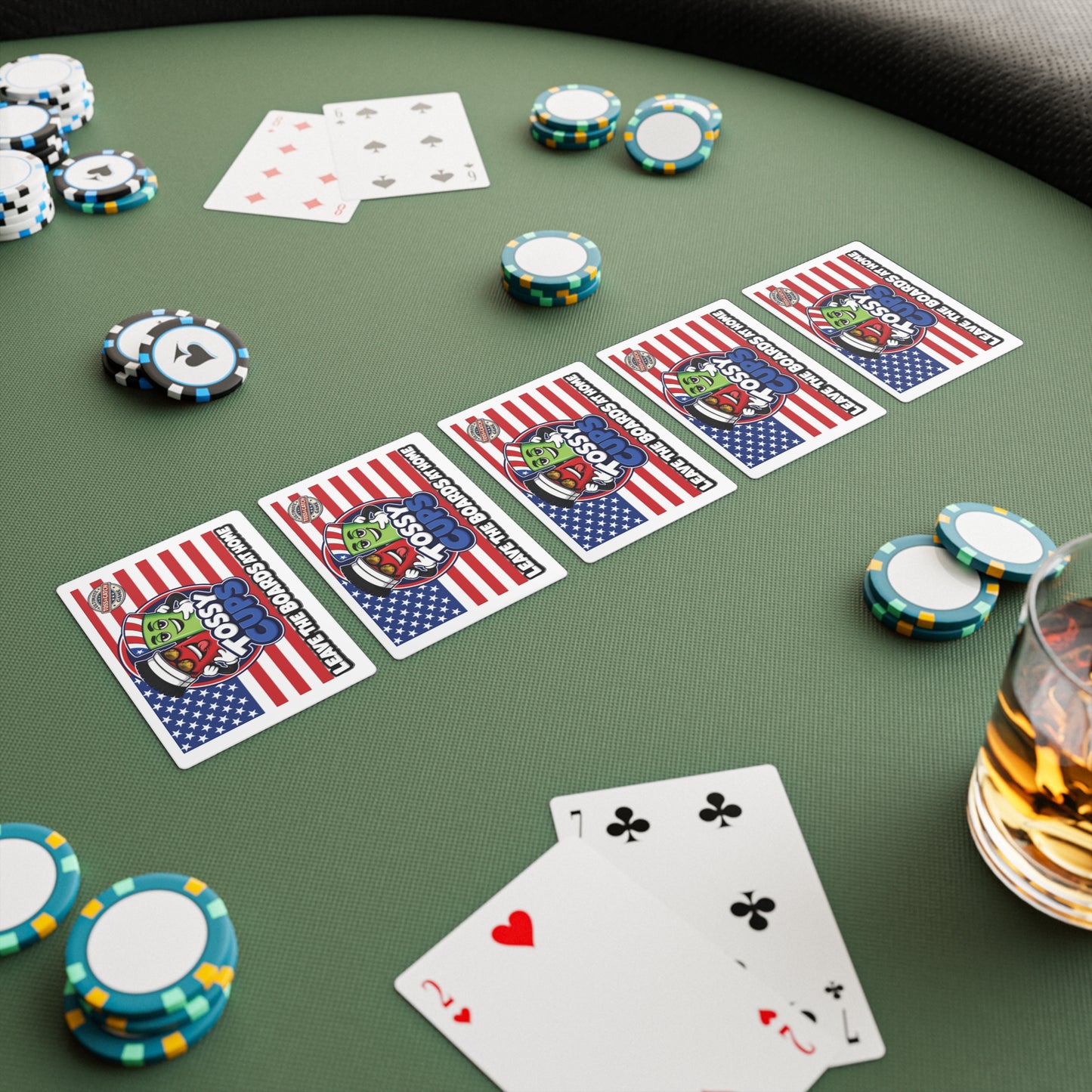 Tossy - Poker Cards Leave the boards at Home!