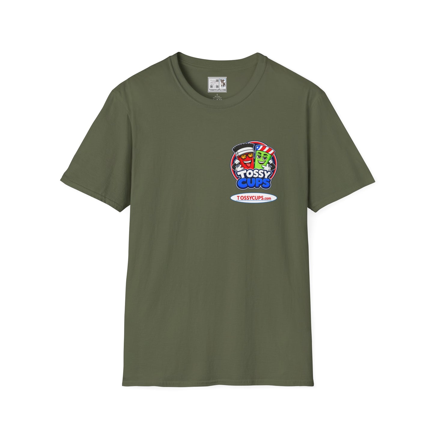 Tossy Cups - Evrett The Tiz Unisex Softstyle T-Shirt